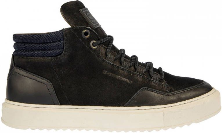 G-Star G Star RAW RESISTOR MID BSC M nubuck sneaker zwart