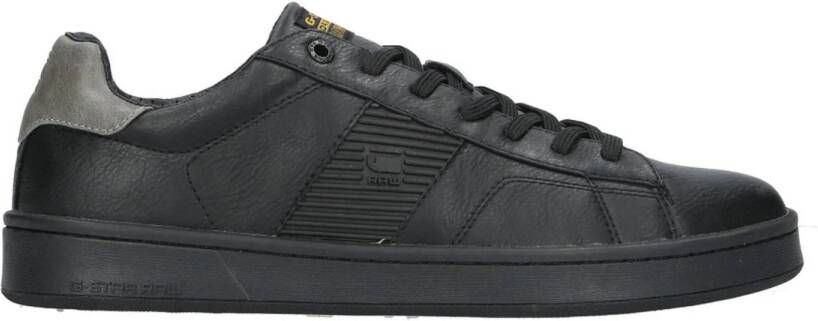 G-STAR Recruit leren sneakers zwart