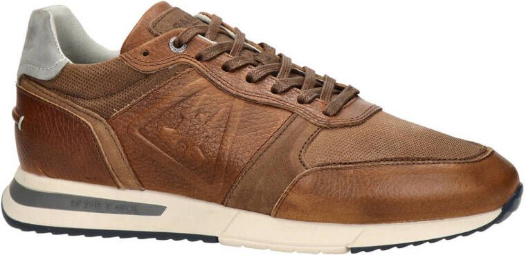 Gaastra Orion leren sneakers cognac