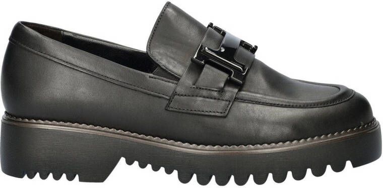 Gabor chunky leren loafers zwart