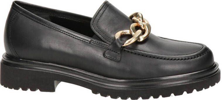 Gabor leren loafers zwart