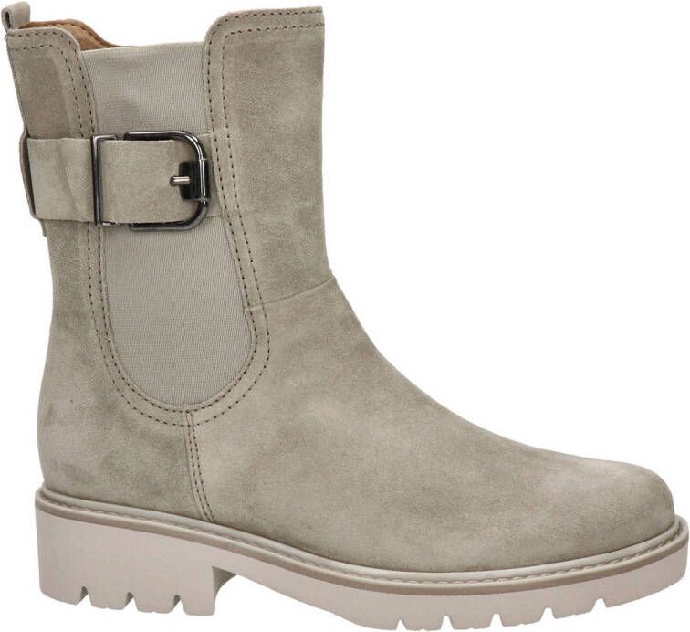 Gabor suède enkelboots taupe