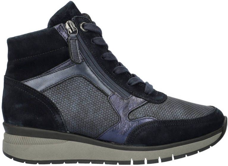 Gabor suède sneakers blauw