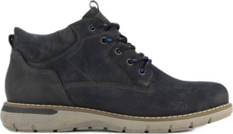 Gallus comfort suède veterboots blauw