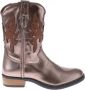 Gattino leren cowboylaarzen brons metallic - Thumbnail 1