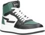 Gattino leren sneakers groen zwart wit - Thumbnail 1