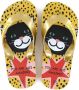 Go Banana's Flipflops Meisjes Yellow Cat Print | Go Banana' - Thumbnail 5