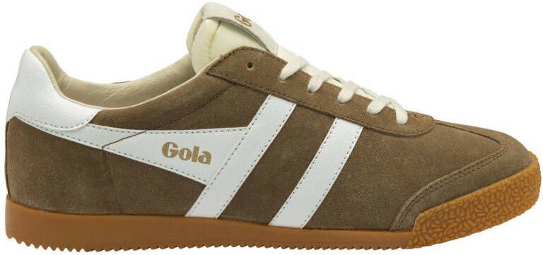 Gola Elan suède sneakers beige wit