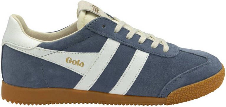 Gola Elan suède sneakers blauw wit