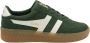 Gola Grandslam suède sneakers groen wit - Thumbnail 1