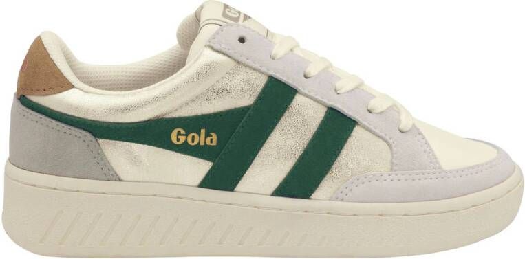 Gola Superslam blaze leren sneakers goud groen