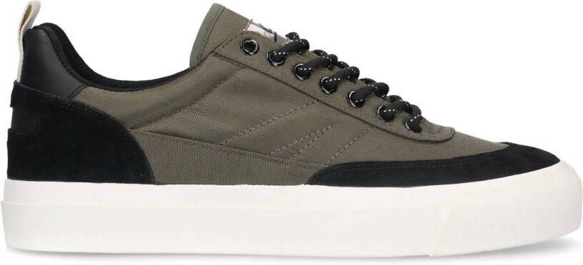 Goliath suède sneakers kaki zwart