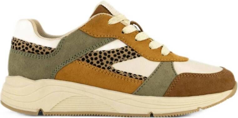 Graceland chunky sneakers beige groen