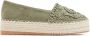 Graceland Groene platform espadrille touw - Thumbnail 1