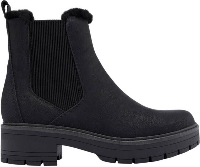 Graceland gevoerde chelsea boots zwart