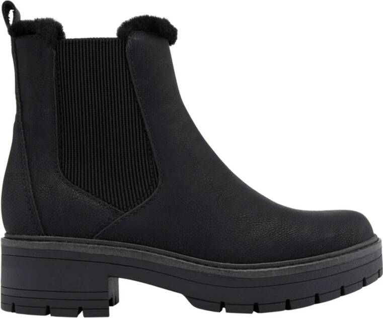 Graceland gevoerde chelsea boots zwart