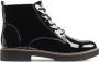 Graceland lak veterboots zwart - Thumbnail 1