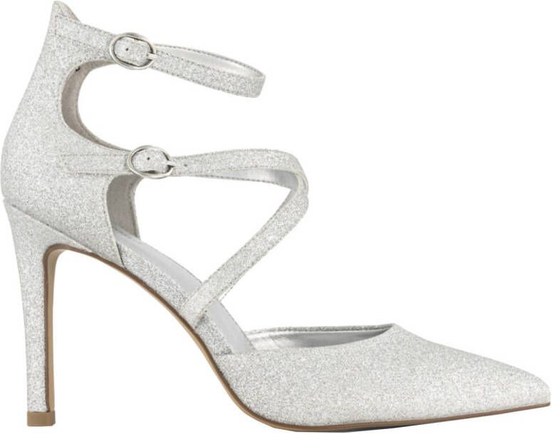 Graceland pumps met glitters zilver