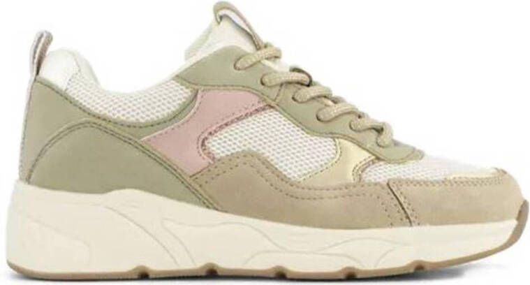 Graceland sneakers beige groen