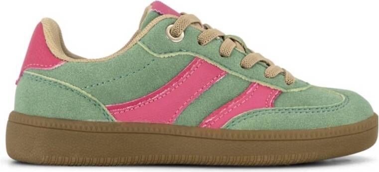 Graceland sneakers groen roze