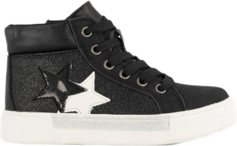 Graceland Zwarte hoge sneaker