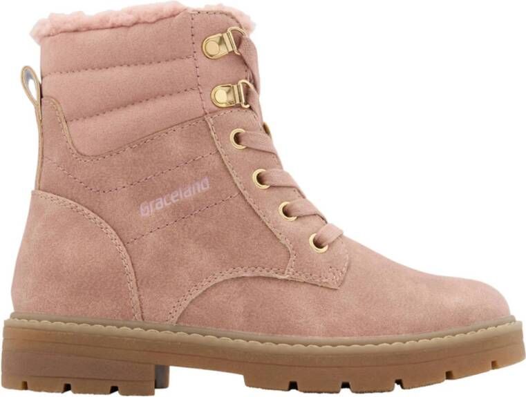 Graceland veterboots roze