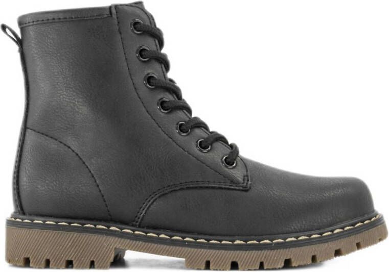 Graceland veterboots zwart