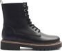 Graceland veterboots zwart - Thumbnail 1