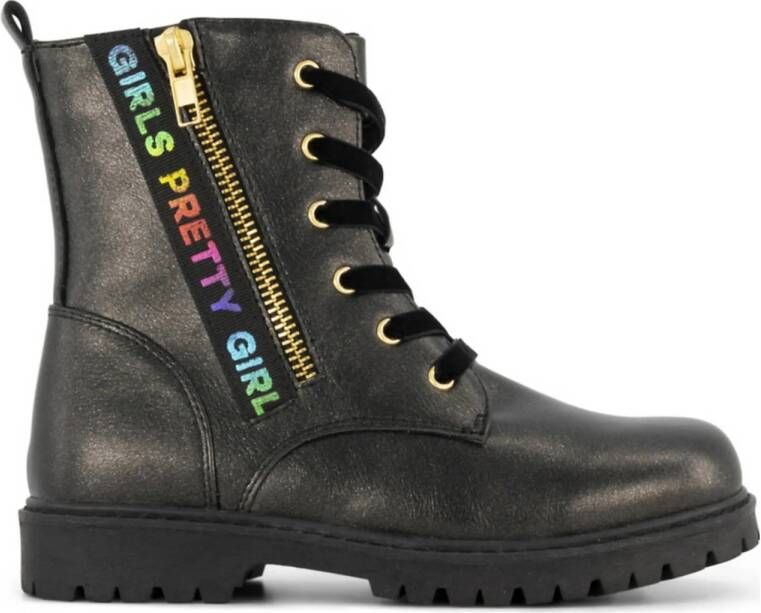 Graceland veterboots zwart