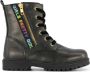 Graceland veterboots zwart - Thumbnail 1