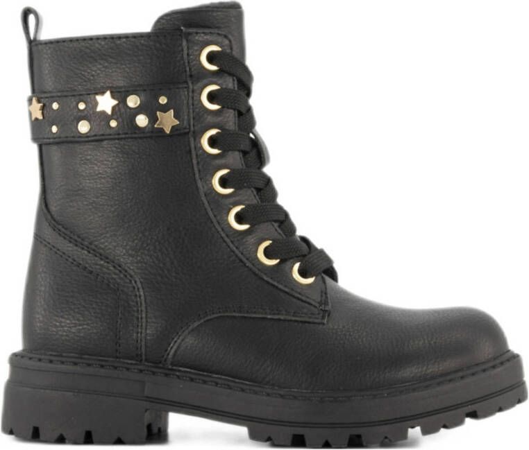 Graceland veterboots zwart