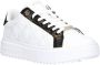 GUESS Dattice sneakers wit zwart - Thumbnail 1