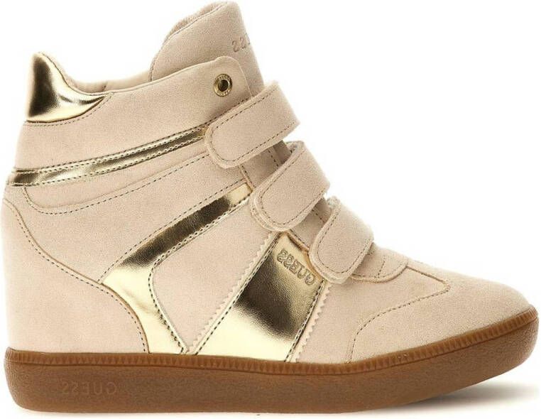 Guess Stijlvolle Kyra Sneaker voor Vrouwen Beige Dames