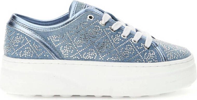 GUESS Queeny2 Dames Sneakers Blauw