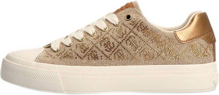 Guess Stijlvolle Afra Sneaker Beige Dames