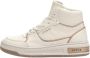 GUESS Tullia Hoge Dames Sneakers Wit Goud - Thumbnail 1