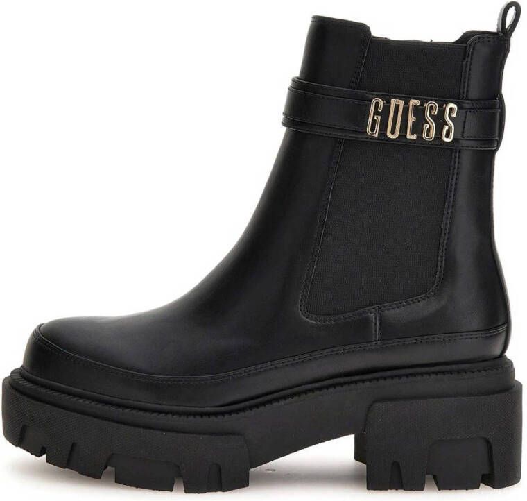 GUESS Yelma enkelboots zwart