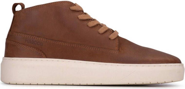 Haboob Gabriel leren sneakers cognac