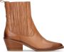 Haboob Lplexxhm Enkellaarsjes Enkelboots met rits Dames Cognac - Thumbnail 2