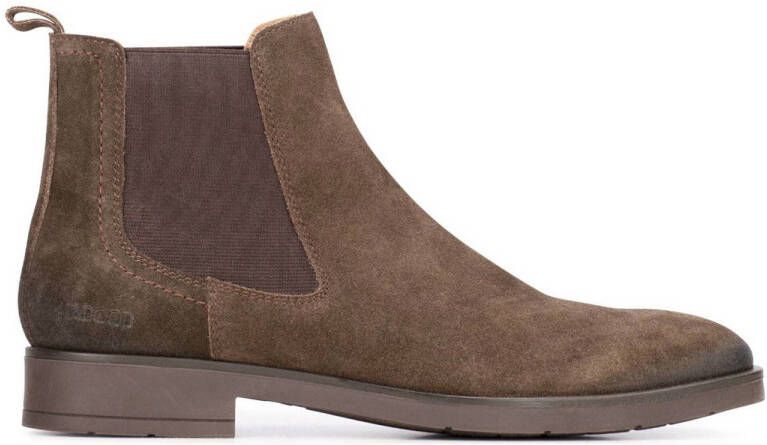 Haboob Liam suède chelsea boots donkerbruin