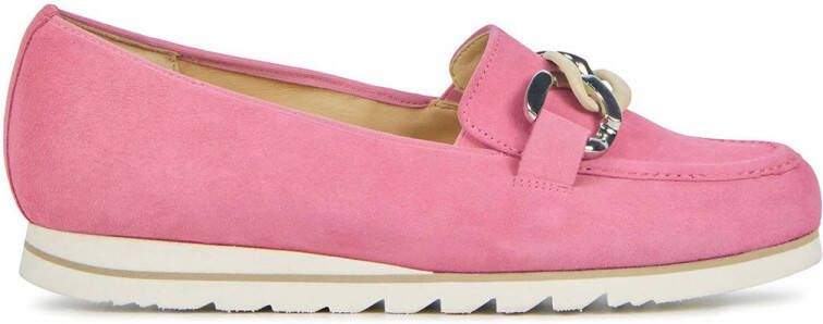 Hassi-A Hassia Instappers Dames Instapschoenen Damesschoenen Suède 301546 Roze +