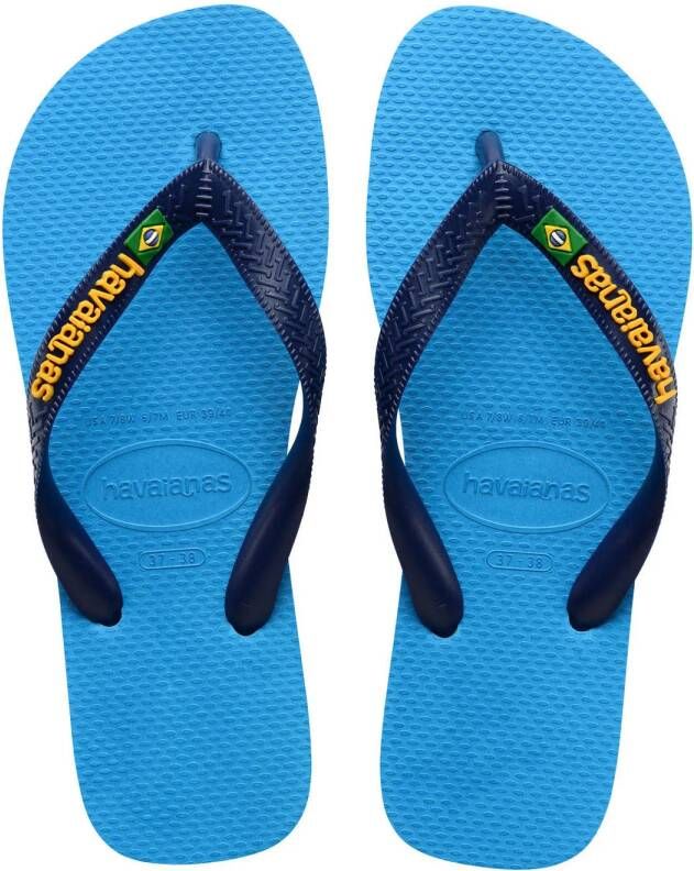 Havaianas Brasil Logo teenslippers blauw