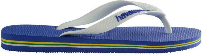 Havaianas Brasil Logo teenslippers marineblauw