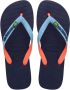 Havaianas Brasil teenslippers blauw Rubber 37 38 - Thumbnail 1