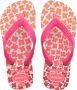 Havaianas Kids Flores teenslippers roze Meisjes Rubber 35 36 - Thumbnail 1