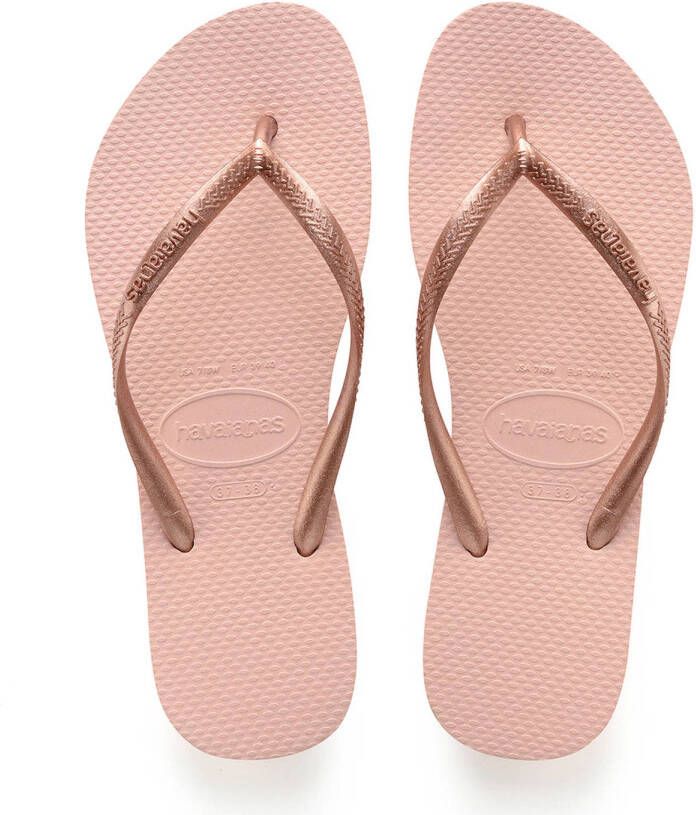 Havaianas Slim teenslippers roze