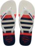 Havaianas teenslippers wit rood donkerblauw - Thumbnail 1