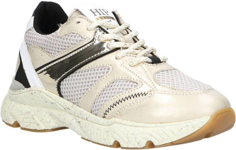 Hip H1255 Sneakers Leren Sneaker Meisjes Goud