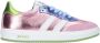 Hip leren sneakers roze metallic Meisjes Leer Meerkleurig 27 - Thumbnail 1