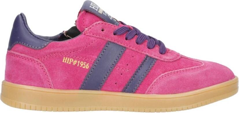 Hip suède sneakers fuchsia